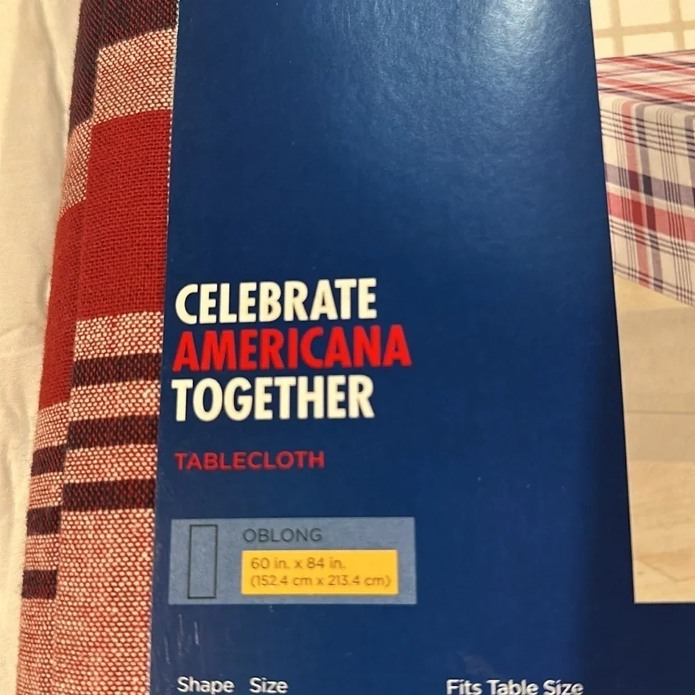 NWT Kohl’s Celebrate Americana Tablecloth